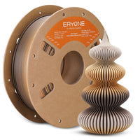 PLA Matte High-Speed Dual-Color Filament - 1.75mm±0.03mm (1kg) - High-speed matte gradient multi-color-(dark brown & yellow & light brown)