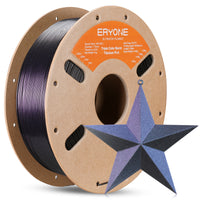 (€12 for the whole thing) Burnt Titanum Series - PLA - Burning Titanium Tricolor - Black & Rose Red & Purple Blue - 1kg
