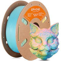 PLA Matte High-Speed Triple-Color Filament - 1.75mm±0.03mm (1kg) - Pink & blue & yellow