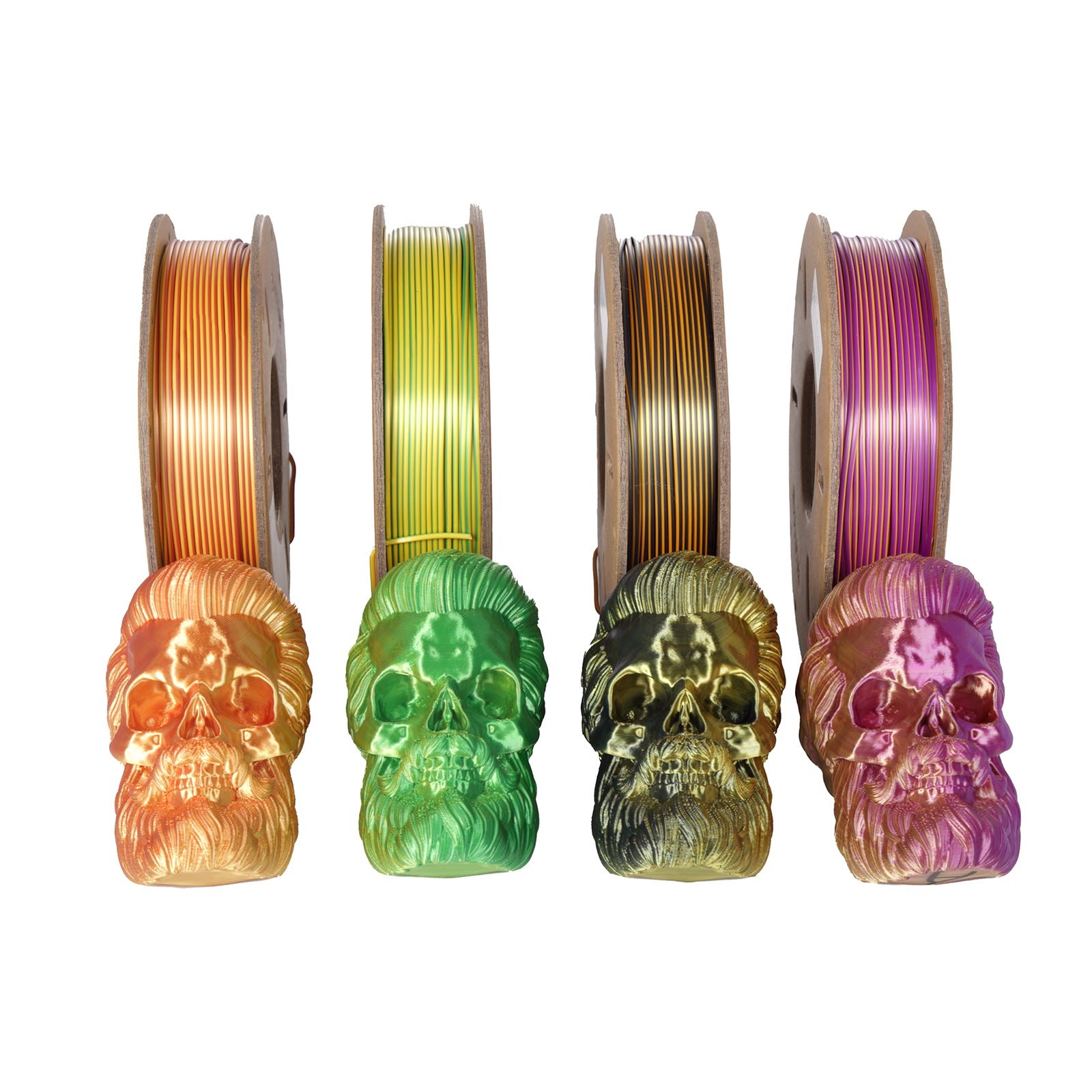 Pre-sale ERYONE Silk Dual-Color PLA 1 ROLL/250g (Total 4 Rolls/1KG/2.2LBS) 1.75mm  Filament,Accuracy +/- 0.03 mm(MOQ:20 Rolls)