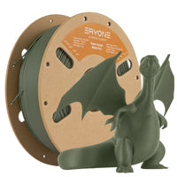PLA Matte Filament - 1.75mm±0.03mm (1kg) - High speed-Olive green