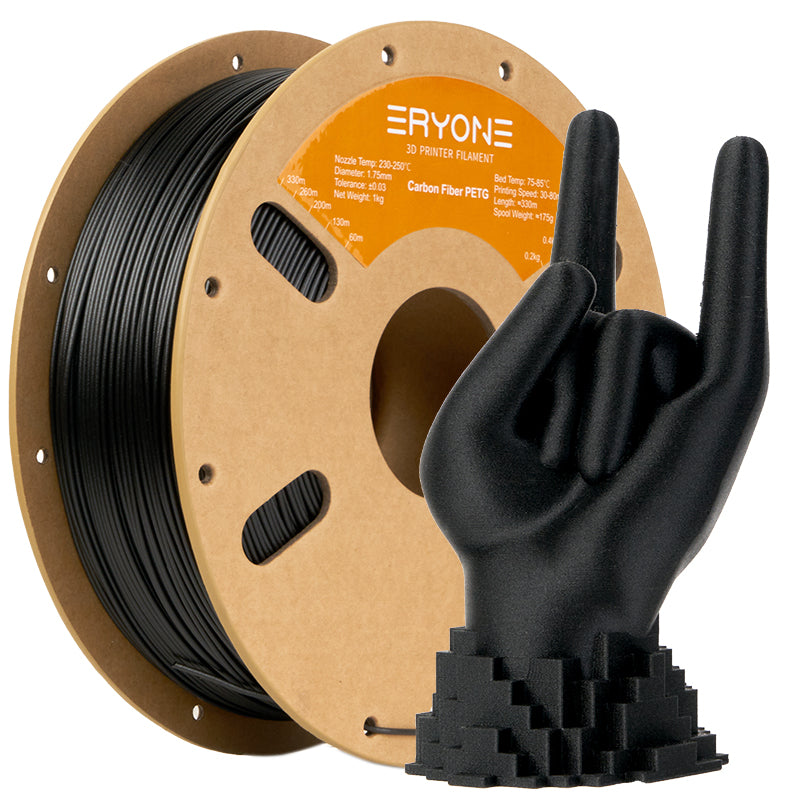 ERYONE PETG Filament, 1.75mm ±0.03mm Filament for 3D Printer, 1KG(2.2LBS)/ Spool