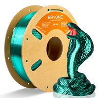 PLA Silk Filament - 1.75mm±0.03mm (1kg) - Green