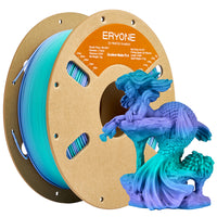 PLA Matte Gradient Dual-Color Filament - 1.75mm±0.03mm (1kg) - Gradient - Blue Green & Purple