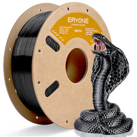 ERYONE Silk PLA Filament 1.75mm, Silky Shiny 3D Printing Material for 3D Printer and 3D Pen, 1kg 1 Spool, 1.75mm  - PLA Silk-Black