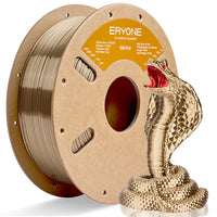 ERYONE Silk PLA Filament 1.75mm, Silky Shiny 3D Printing Material for 3D Printer and 3D Pen, 1kg 1 Spool, 1.75mm  - PLA Silk-Champagne
