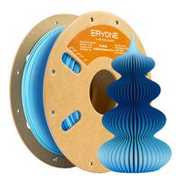 PLA Matte High-Speed Dual-Color Filament - 1.75mm±0.03mm (1kg) - High-speed matte gradient multi-color-Glacier (Blue & White & Light Blue)
