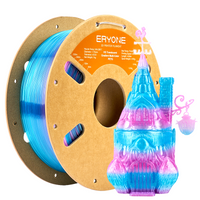PETG High-Speed Translucent Gradient Multi-Color Filament - 1.75mm±0.03mm (1kg) - Rose red & blue