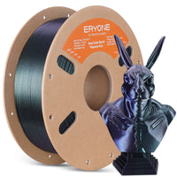 PLA Burnt Titanium Dual Filament - 1.75mm±0.03mm (1kg) - Green & Purple Blue
