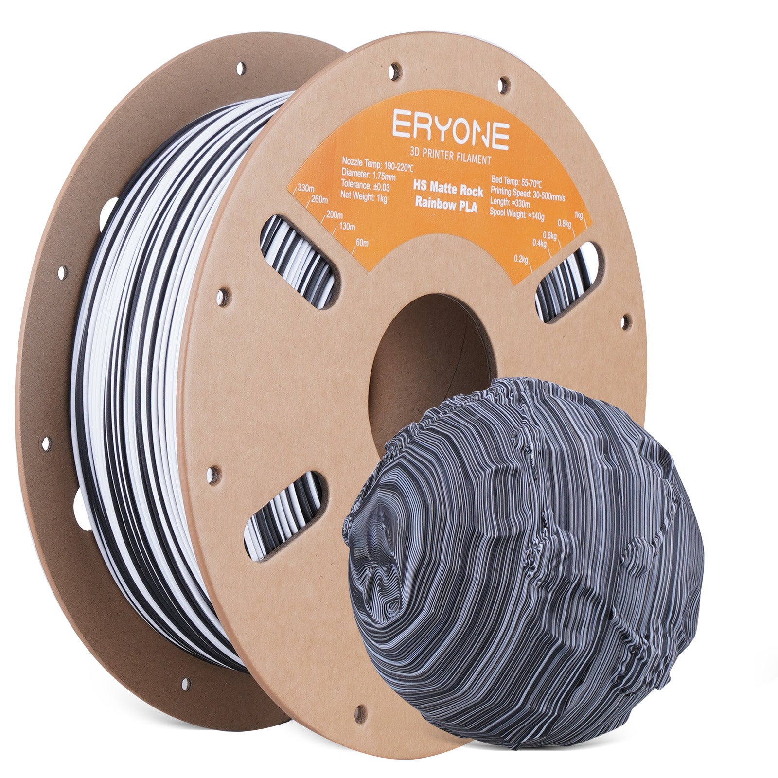ERYONE Matte PLA Filament, 1.75mm Filament for 3D Printer, 1KG(2.2LBS)/ Spool,