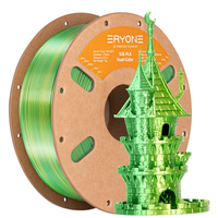 (Pre-Sale)PLA All Series Filament，1kg (MOQ:20 Rolls,Mixable) - Silk Dual-Color-Yellow&Green