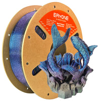 PLA Burnt Titanium Filament - 1.75mm±0.03mm (1kg) - Fantasy Glaze (Rose Red & Dark Gold & Green & Blue & Purple Blue)