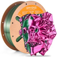 PLA Silk High-Speed Dual-Color Filament - 1.75mm±0.03mm (1kg) - High Speed-Red&Green