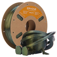 PLA Galaxy Sparkly Glitter Filament - 1.75mm±0.03mm (1kg) - Omega Nebula (Green Gold)