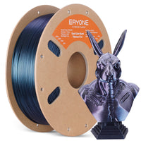 PLA Burnt Titanium Dual Filament - 1.75mm±0.03mm (1kg) - Blue & Rose Red