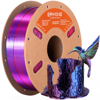 PLA Silk Triple-Color Filament - 1.75mm±0.03mm (1kg) - 1KG / High Speed-Red&Blue&Green
