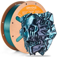 PLA Silk High-Speed Dual-Color Filament - 1.75mm±0.03mm (1kg) - High Speed-Dark Green&Black