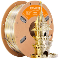 (Pre-Sale)PLA All Series Filament，1kg (MOQ:20 Rolls,Mixable) - Silk Dual-Color-Gold&Silver