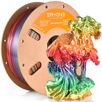 PLA Silk Rainbow Filament - 1.75mm±0.03mm (1kg) - Color palette rainbow