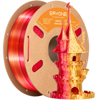 (Pre-Sale)PLA All Series Filament，1kg (MOQ:20 Rolls,Mixable) - Silk Dual-Color-Red&Gold