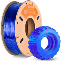 (Pre-Sale)TPU Filament，0.5kg (MOQ:20 Rolls,Mixable) - Transparent blue / 0.5KG