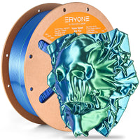 (Pre-Sale)PLA New Product Color Collection Filament,1kg，(MOQ:10 Rolls,Mixable) - Dual Color Silk-High Speed-Blue&Green-1kg