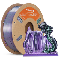 (€12 for the whole thing) PLA-High Speed - PLA - High-Speed Silk Quadruple - Black & Purple & Silver & Black Green - 1kg