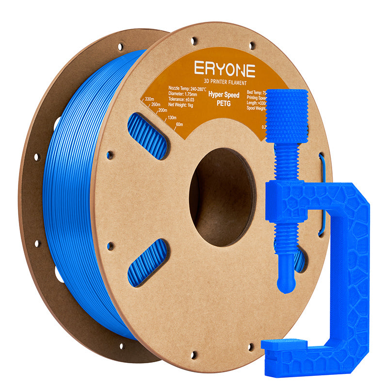 ERYONE PETG Filament, 1.75mm ±0.03mm Filament für 3D Drucker, 1KG(2.2LBS)/ Spule