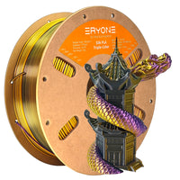 (Pre-Sale)PLA All Series Filament，1kg (MOQ:20 Rolls,Mixable) - Triple-Color Silk-Black&Gold&Purple