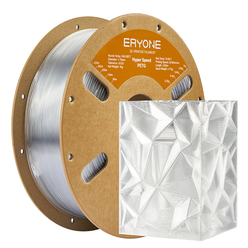 ERYONE PETG 3D printer filament 1.75mm 1kg (MOQ: 10 rolls, can mix color)