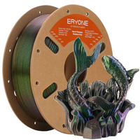 (€12 for the whole thing) Burnt Titanum Series - PLA - Burning Titanium Rainbow - Wormhole (Green & Glittering Black) - 1kg