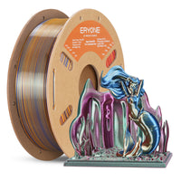 PLA Silk High-Speed Quadruple Filament - 1.75mm±0.03mm (1kg) - Gorgeous Quartet (Red & Yellow & Blue & Green)