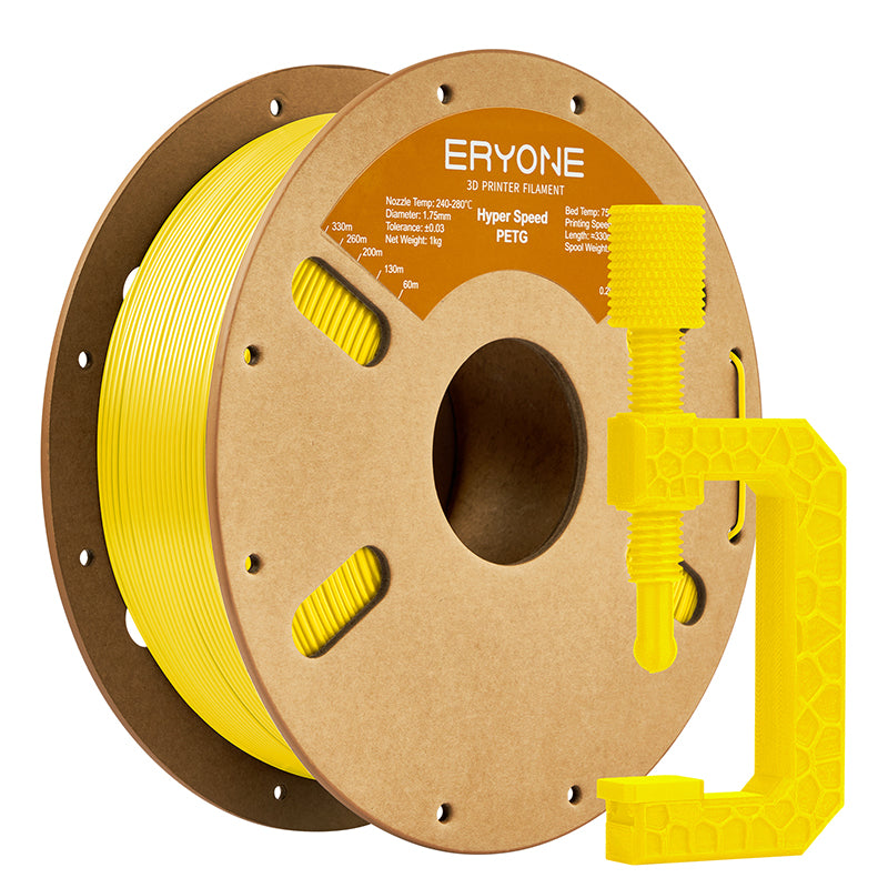 ERYONE PETG Filament, 1.75mm ±0.03mm Filament für 3D Drucker, 1KG(2.2LBS)/ Spule