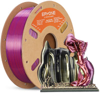 PLA Silk High-Speed Quadruple Filament - 1.75mm±0.03mm (1kg) - Twilight Glow (Black & Red & Dark Purple & Gold)