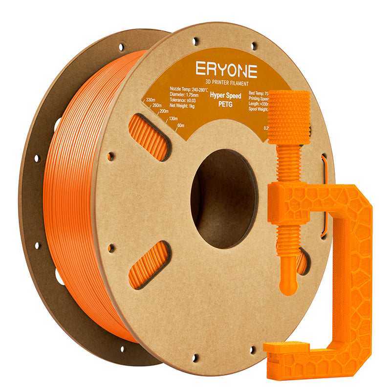 ERYONE PETG Filament, 1.75mm ±0.03mm Filament für 3D Drucker, 1KG(2.2LBS)/ Spule