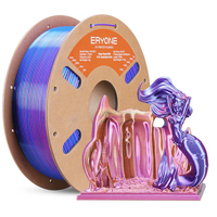 (€12 for the whole thing) PLA-High Speed - PLA - High-Speed Silk Quadruple - Neon Purple & Bright Blue & Neon Pink & Neon Yellow - 1kg