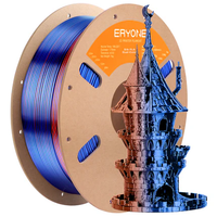 (€12 for the whole thing) PLA Dual-Color Silk - PLA - Silk Dual Color - Orange & Blue - 1kg