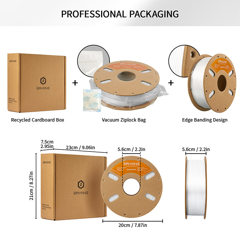 Pre-sale ERYONE ASA 3D-Druckerfilament 1,75 mm, Maßgenauigkeit +/- 0,05 mm, 1 kg (2,2 LBS)/Spule(MOQ:20 Rolls)
