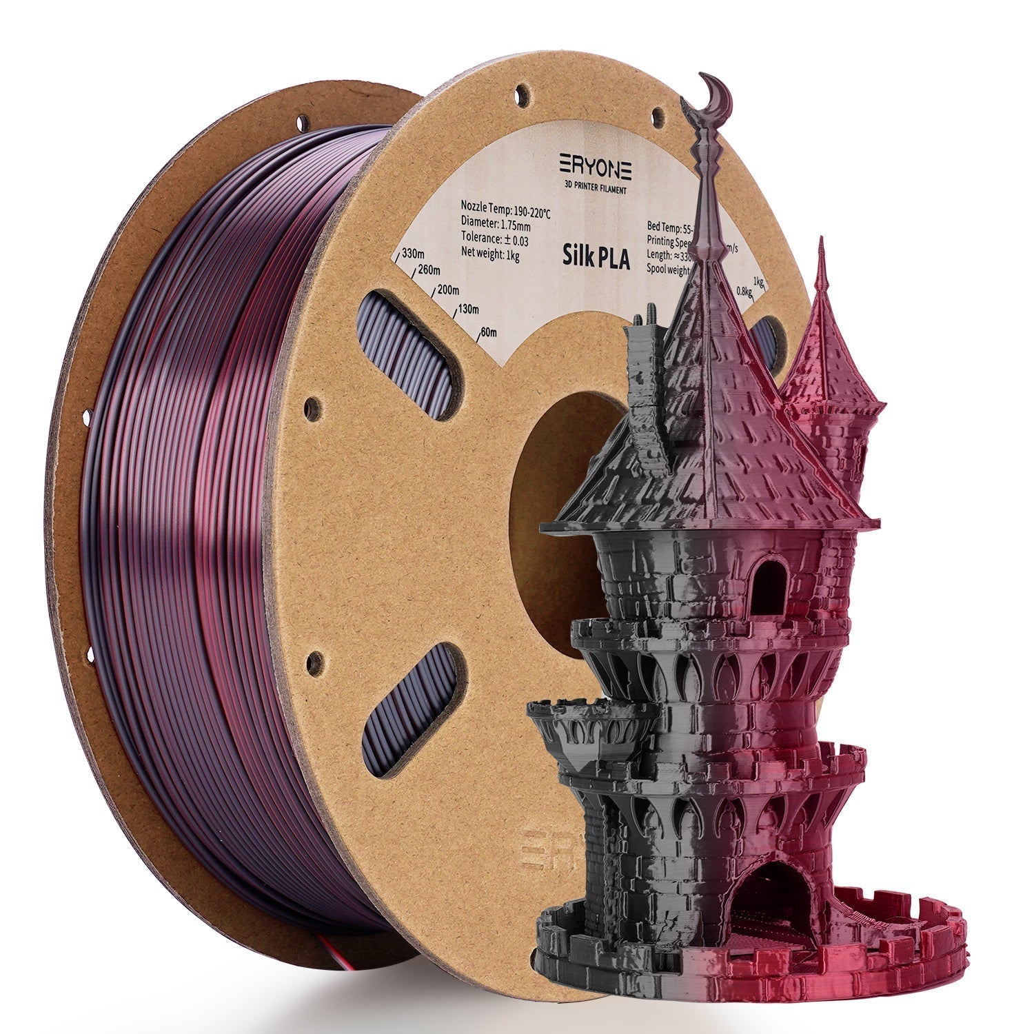 Pre-sale- ERYONE All Series PLA 3D Filament 1kg +FREE SHIPPING(MOQ:20 rolls,can mix color)