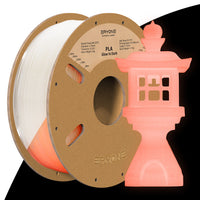 PLA Luminous Filament - 1.75mm±0.03mm (1kg) - Orange -red