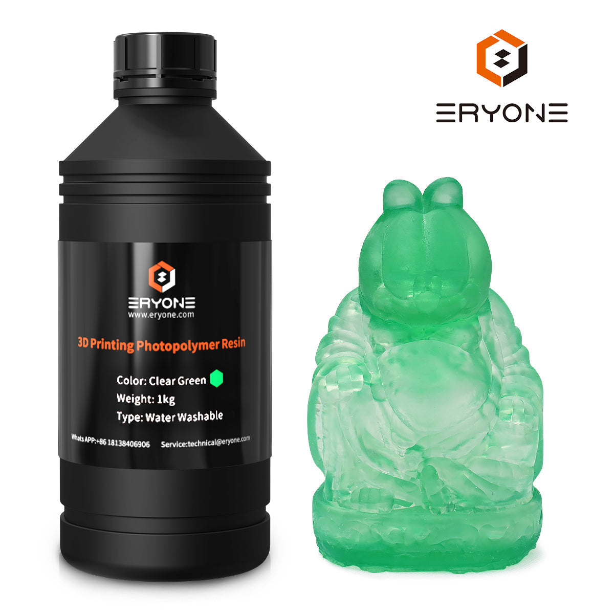 Eryone water washable 3D printer resin 1KG