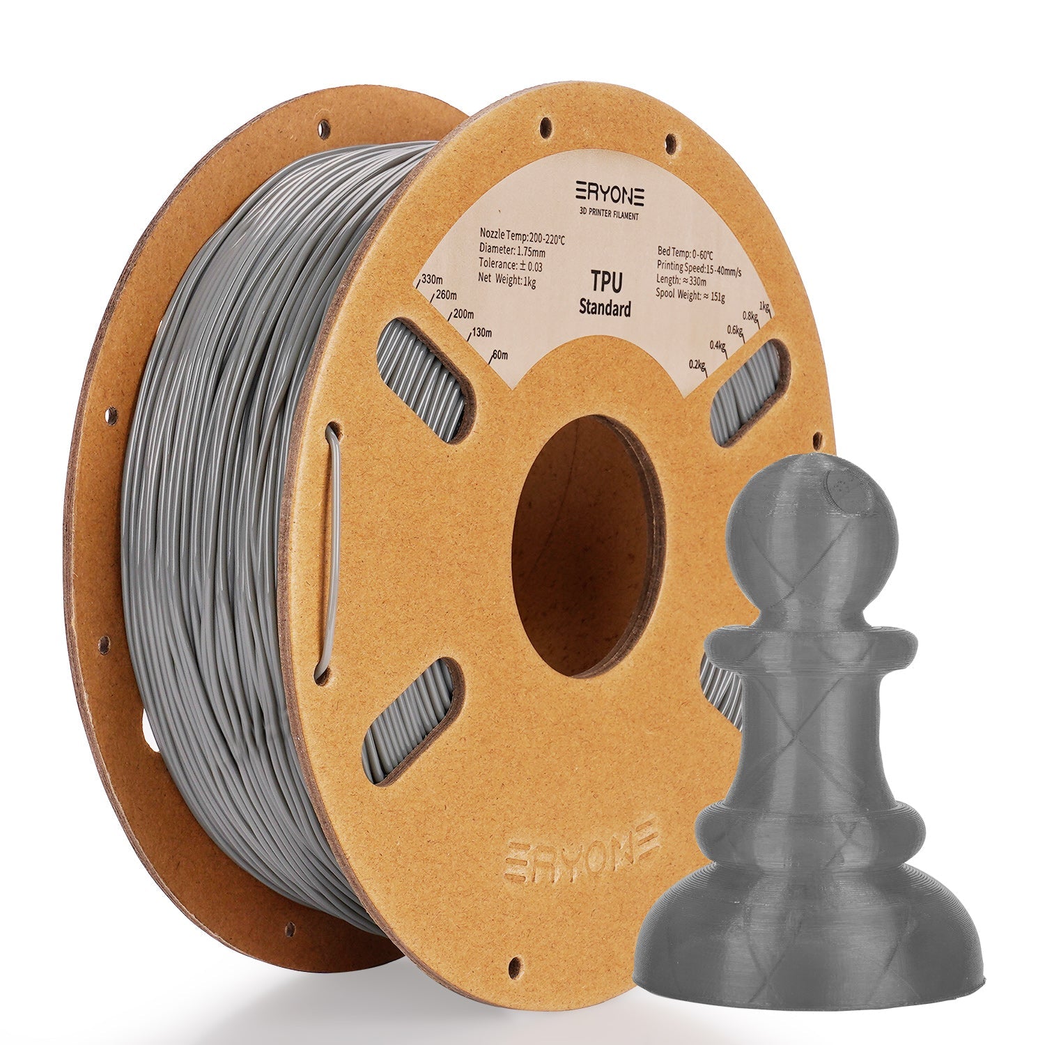 Bundle Sale- ERYONE TPU 3D Filament 0.5kg&1kg +FREE SHIPPING(MOQ:10 rolls,can mix color)