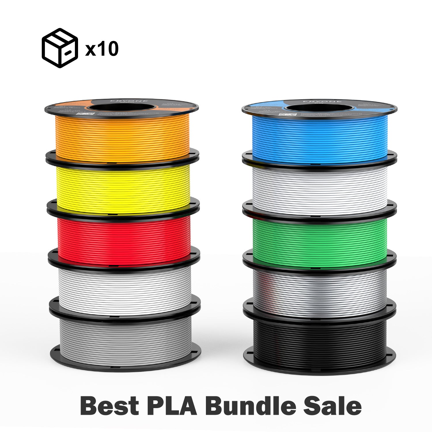 ERYONE/Cperprise Pack x10 PLA ​​1kg each +FREE SHIPPING(MOQ:10rolls can mix color)