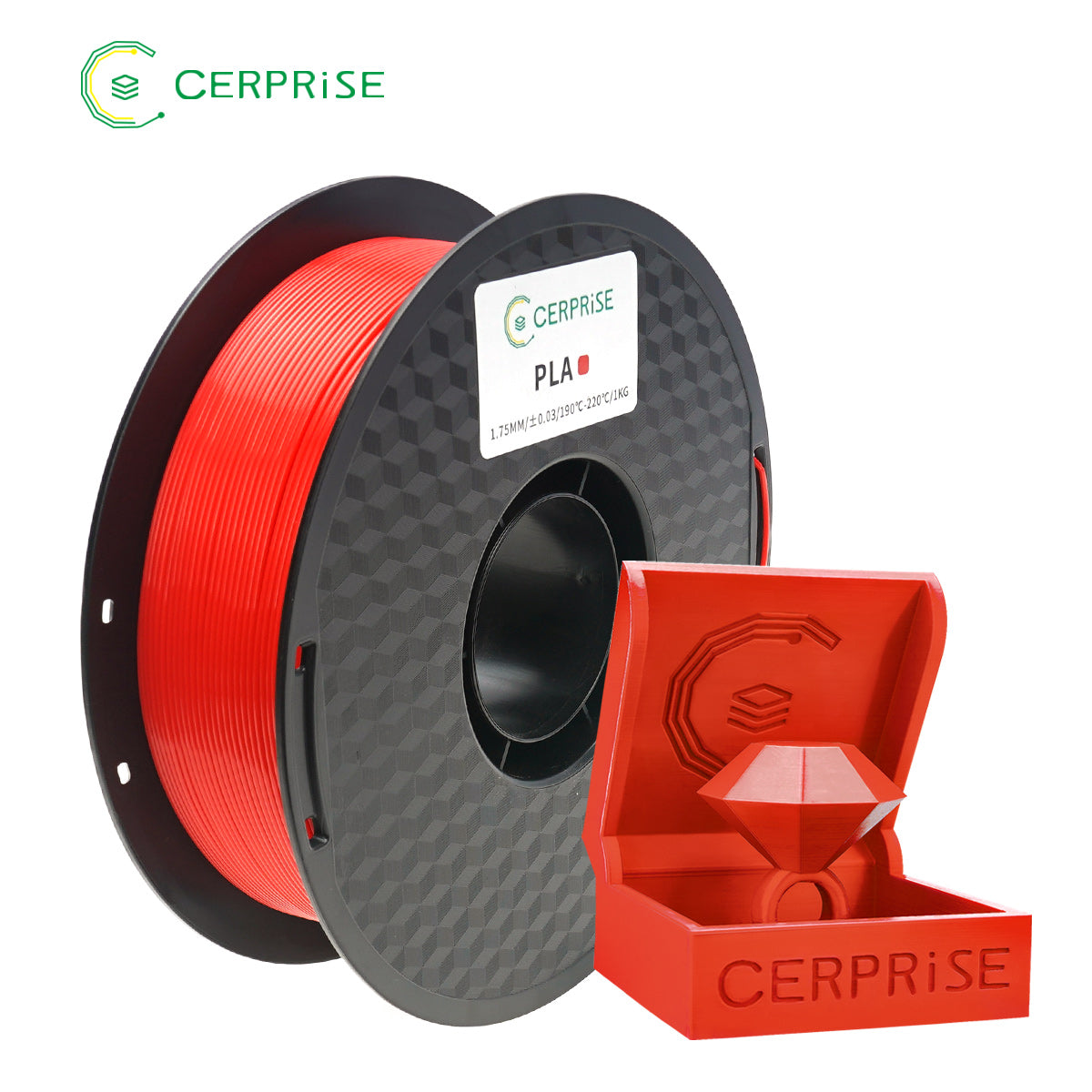 CERPRiSE Filament 1.75mm,1 kg (2.2lbs) Spool